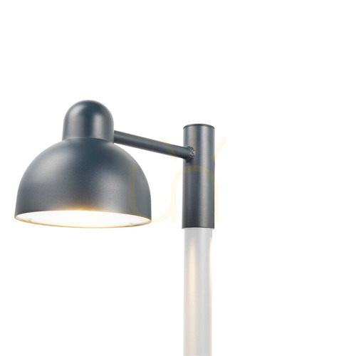 Prüfen Mastaufsatzleuchte Norlys Koster 1915GR LED 17,5 W 3000 K, Zapfen ø50 mm, graphit RAL 7016