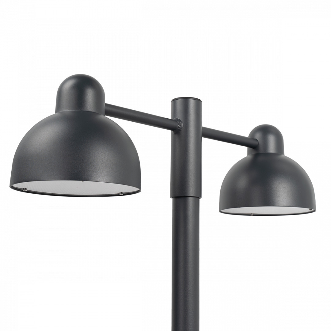 Koster Double Head Garden Lantern 1179 Graphite 7016 Norlys.