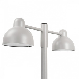 Koster Doppelkopf-Gartenlaterne 1189 Aluminium 9006 Norlys. small 0