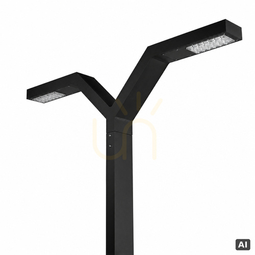 Prüfen NORLYS Trysil 1037BL Mastleuchte, schwarz, LED 34 W, 4000 K, 4 m