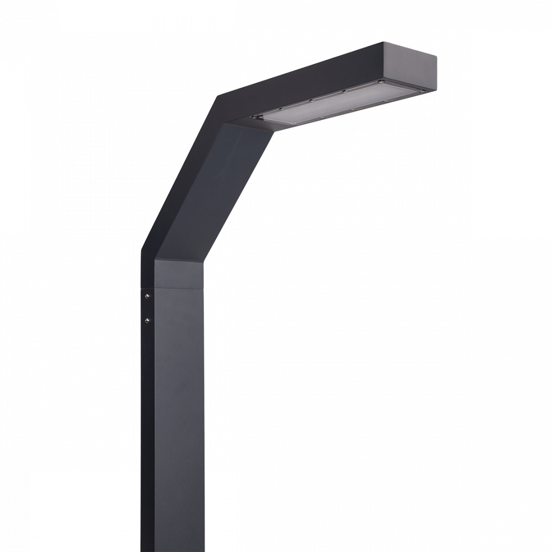 Lighting column Norlys Trysil 1095BL black LED 12.2 W 4000 K DALI2 400 cm