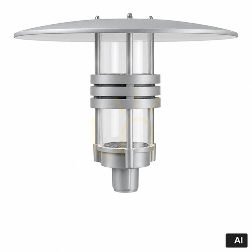 Prüfen Mastaufsatzleuchte NORLYS Visby 5002AL Aluminium LED 43,6 W 4000 K