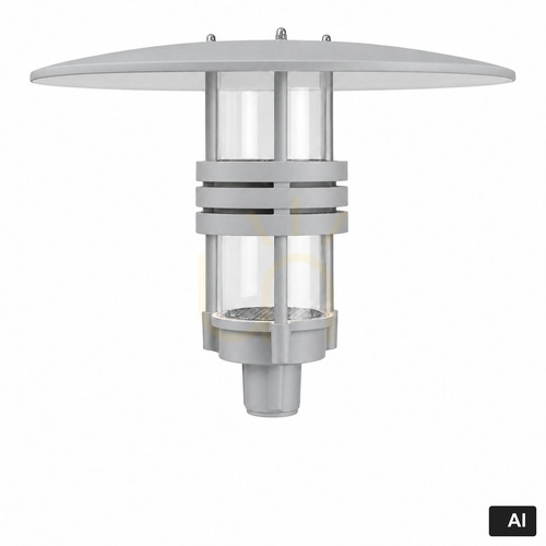 Prüfen Aluminium LED-Mastaufsatzleuchte NORLYS VISBY 5003AL 26,5 W 1553 lm 4000 K IP65