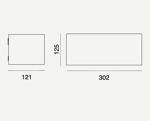 Außenwandleuchte NORLYS Asker Big weiß 8,3W 4000K LED IP65 5018WH small 2