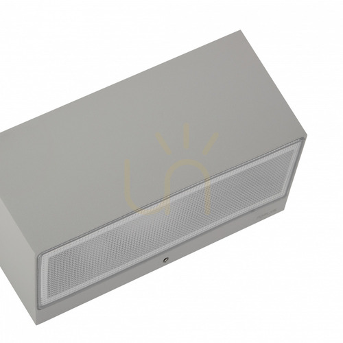 Prüfen NORLYS Asker Big 5106AL LED-Außenwandleuchte, aluminiumfarben RAL 9006, 7,1 W 4000 K