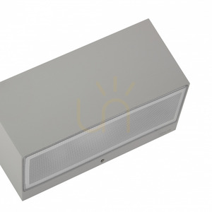 NORLYS Asker Big 5106AL LED-Außenwandleuchte, aluminiumfarben RAL 9006, 7,1 W 4000 K small 8