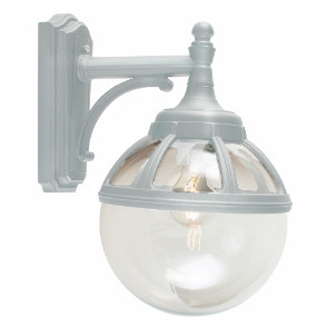 Prüfen Outdoor Sphere Wandleuchte Bologna 310W E27 Weiß RAL9003 Norlys