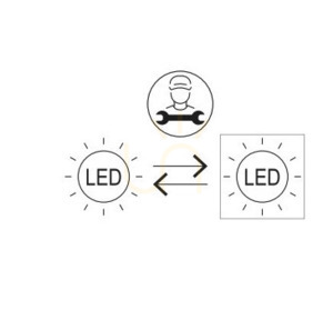 NORLYS London Big 4116BL Außenwandleuchte Schwarz, LED 9,5 W 3000 K small 2