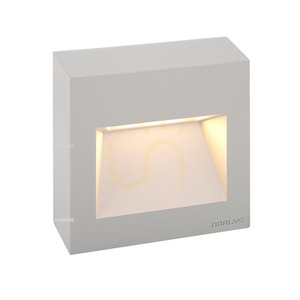 Norlys Namsos Mini 1341AL LED-Wandleuchte hellgrau, 3000 K, RAL 9006 small 1