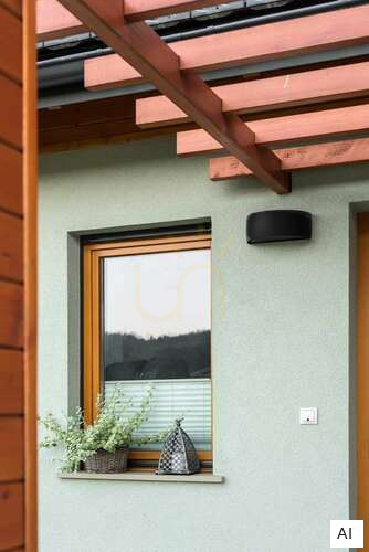 Prüfen Norlys Vasa 5019 Außenwandleuchte schwarz RAL 9005 LED 8,3W 668lm 4000K IP65 IK08 dimmbar