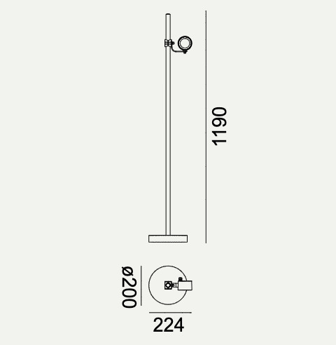 Prüfen Moss Außenstrahler 6473 Graphit 7016 Norlys