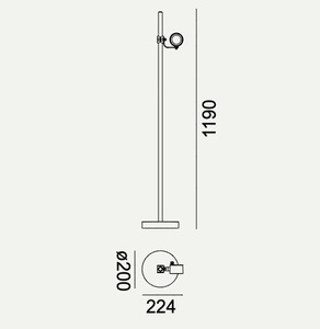 Moss Außenstrahler 6483 Graphit 7016 Norlys 0 Moss Außenstrahler 6483 Graphit 7016 Norlys small 0