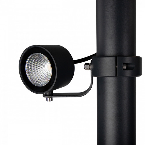 Prüfen Außenstrahler NORLYS MOSS 8W 3000K Schwarz RAL9005 SKU 6756BL