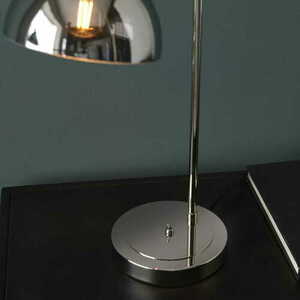 Tischleuchte Endon Caspa Nickel Glas Stahl E14 LED 100043 small 6