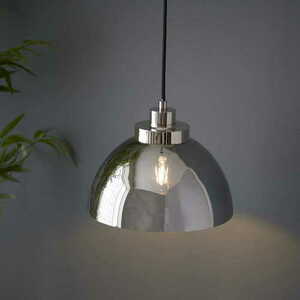 Pendelleuchte Endon Caspa 100046 Nickel Glas 27 cm E27 small 3