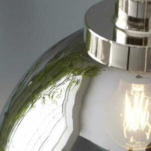 Pendelleuchte Endon Caspa 100046 Nickel Glas 27 cm E27 small 5