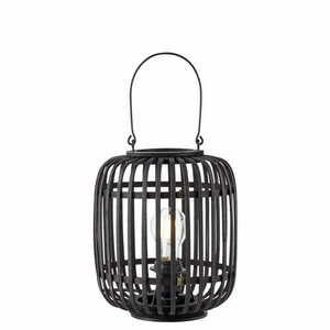 Tischleuchte Endon Mathias schwarz Stahl Holz E27 101674 small 0