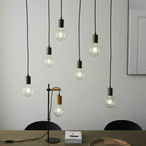 Pendelleuchte Endon Stellan Holz 6-flammig E27 dimmbar 101684 small 2