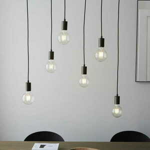 Pendelleuchte Endon Stellan Holz 6-flammig E27 dimmbar 101684 small 3