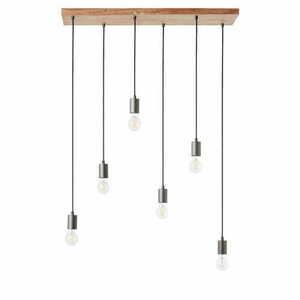 Pendelleuchte Endon Stellan Holz 6-flammig E27 dimmbar 101684 small 7