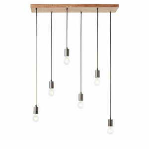Pendelleuchte Endon Stellan Holz 6-flammig E27 dimmbar 101684 small 0