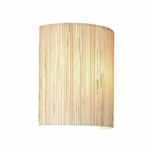 Wandleuchte Endon Longshore schwarz Stahl Naturfaser E27 101690 small 0