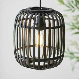 Endon Mathias 101700 Pendelleuchte aus dunklem Bambus, E27, 22 cm small 4