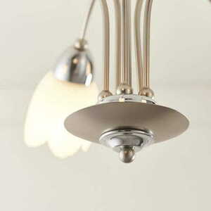 Deckenleuchte Endon Petal 5-flammig Chrom Metall Ø54 cm E14 small 3