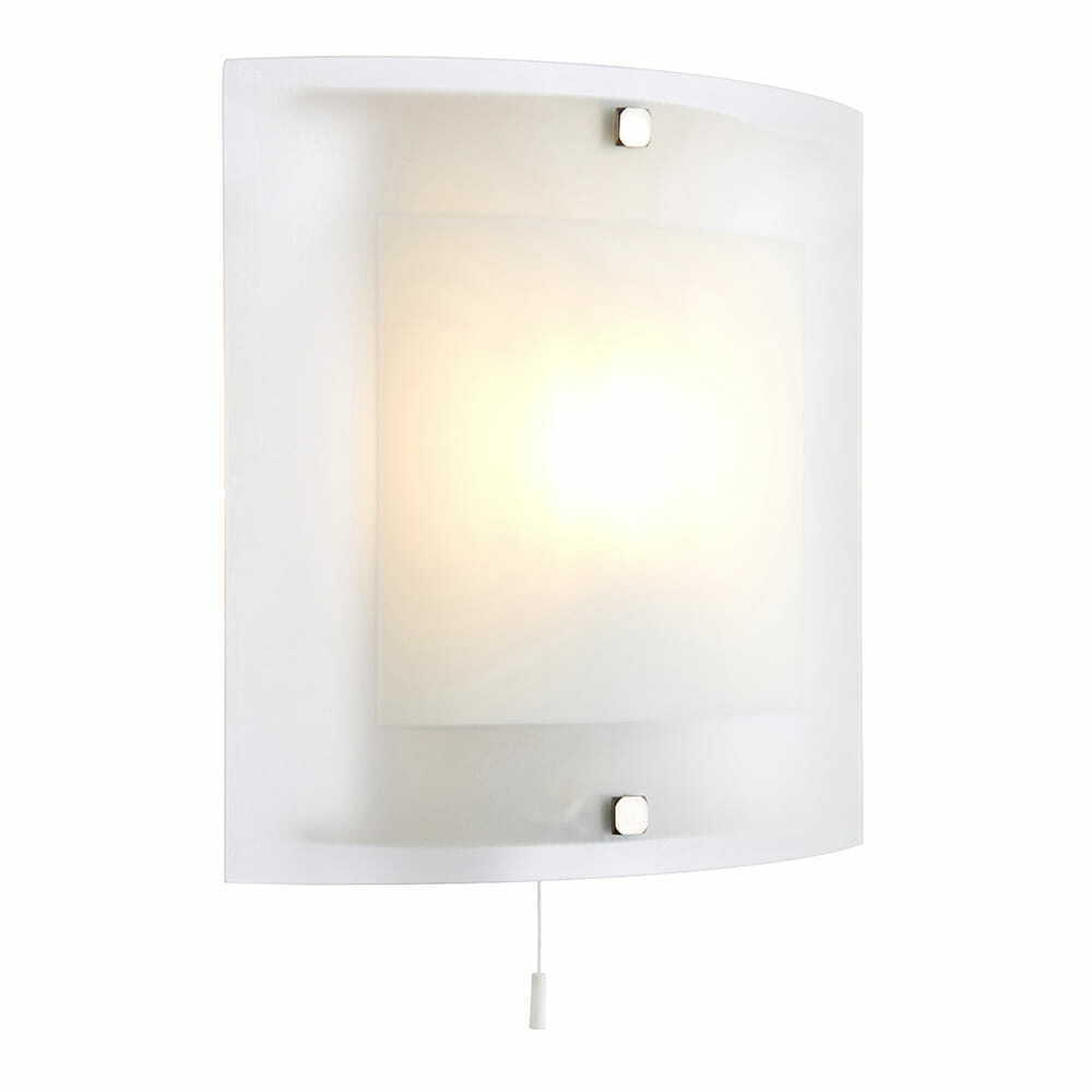 Wandleuchte Endon Blake Chrom Stahl Glas LED dimmbar E14