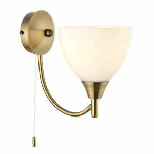 Wandleuchte Endon Alton Messing Ecru E14 dimmbar klassisch Alton 1805-1AN small 2