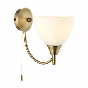 Wandleuchte Endon Alton Messing Ecru E14 dimmbar klassisch Alton 1805-1AN small 0