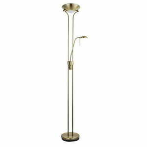 Stehleuchte Endon Rome Messing Stahl Glas R7s 180 cm small 4