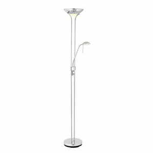 Stehleuchte Endon Rome Chrom Weiß Stahl Glas small 0