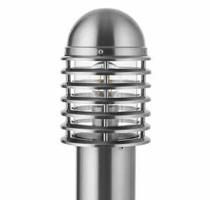 Außenstehleuchte Endon Louvre Edelstahl Nickel IP44 E27 LED dimmbar YG-6002-SS small 3