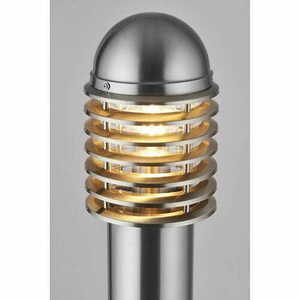 Außenstehleuchte Endon Louvre LED Edelstahl IP44 E27 Nickel 100 cm YG-6003-SS small 2