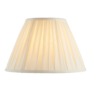 Endon Carla CARLA-14 Lampenschirm, cremefarben, mit Falten, 36 cm small 1