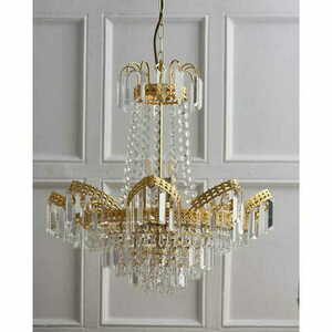 Pendelleuchte Endon Adagio 9-flammig Glas Gold Transparent E14 96819-GO small 2