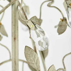 Pendelleuchte Endon Lullaby 5-flammig Creme/Transparent E14 Golddraht small 2