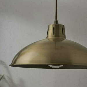 Pendelleuchte Endon Polka Messing E27 LED dimmbar Stahl Ø37 cm small 1