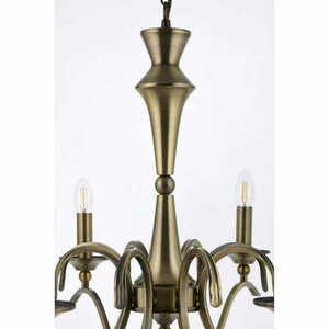 Pendelleuchte Endon Kora 8-flammig Messing E14 Stahl small 4