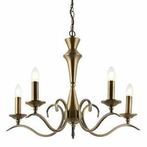 Pendelleuchte Endon Kora 5-flammig Messing E14 klassisch 61 cm small 3