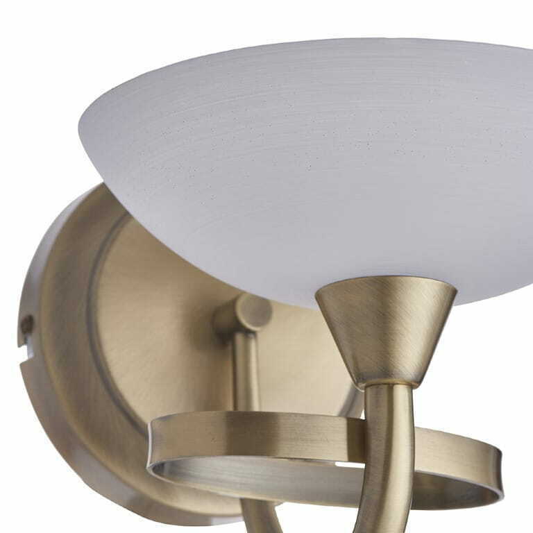 Vorschau Wandleuchte Endon Cagney Messing Weiß G9 Dimmbar LED 1-flammig CAGNEY-1WBAB Wandleuchte Endon Cagney Messing Weiß G9 Dimmbar LED 1-flammig CAGNEY-1WBAB