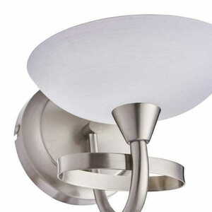 Wandleuchte Endon Cagney Nickel Weiß G9 dimmbar LED klassisch CAGNEY-1WBSC small 2
