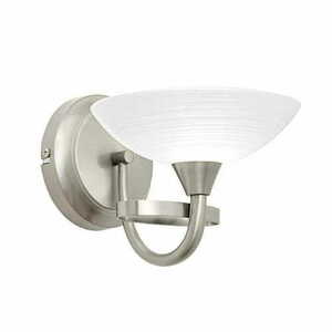 Wandleuchte Endon Cagney Nickel Weiß G9 dimmbar LED klassisch CAGNEY-1WBSC small 0