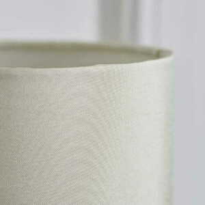 Wandleuchte Endon Brio 1-flammig Messing Weiß Stoff E14 dimmbar BRIO-1WBAB small 3