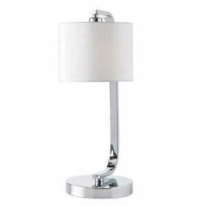 Stehlampe Endon Canning Weiß Chrom Stoff E14 LED modern CANNING-TLCH small 4
