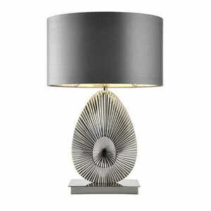 Stehleuchte Endon Simeto Grau Stoff E27 58 cm small 2