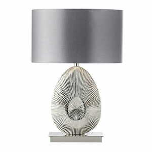 Stehleuchte Endon Simeto Grau Stoff E27 58 cm small 0