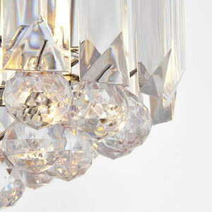 Deckenleuchte Endon Fargo Chrom Transparent 2-flammig E14 dimmbar small 2
