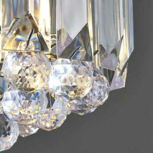 Deckenleuchte Endon Fargo Chrom Transparent 2-flammig E14 dimmbar small 3